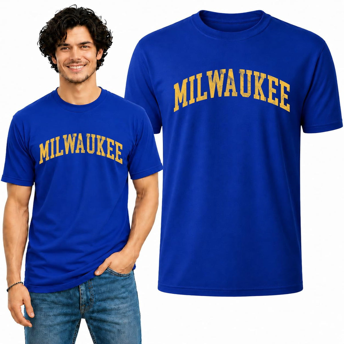 Milwaukee Fan Tee T-Shirt for Men and Women Graphic T-Shirt