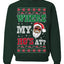 Where my Hos At Santa Ugly Christmas Sweater Unisex Crewneck Sweatshirt