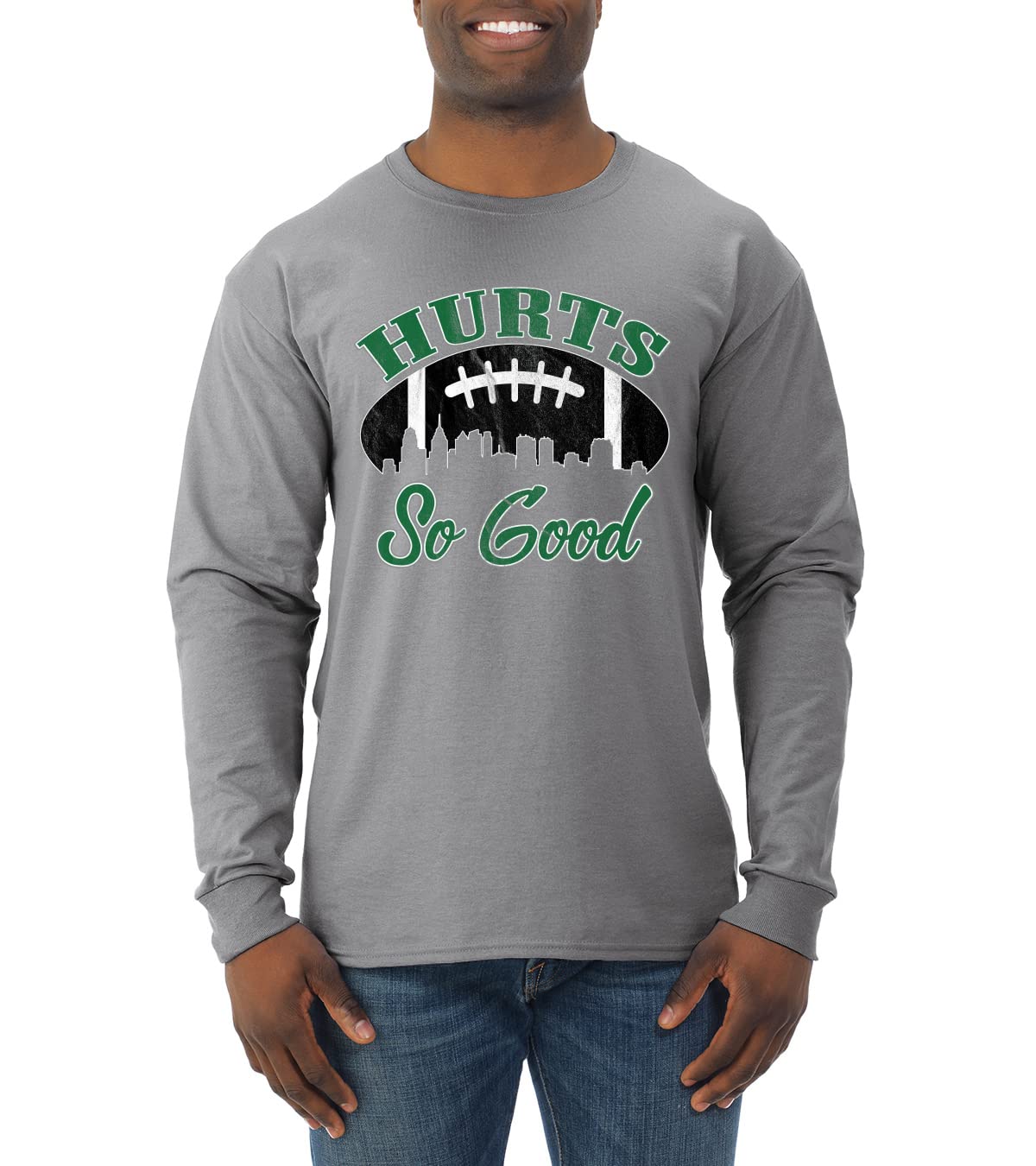 Phil Fan Fantasy Football Sports Mens Long Sleeve Shirt