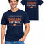 Football Fan City Tee Graphic TShirt for Men and Women Cotton Unisex Tee
