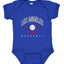 American Baseball Fan Vintage Distressed Field Sports Gift Baby Short-Sleeve Bodysuit