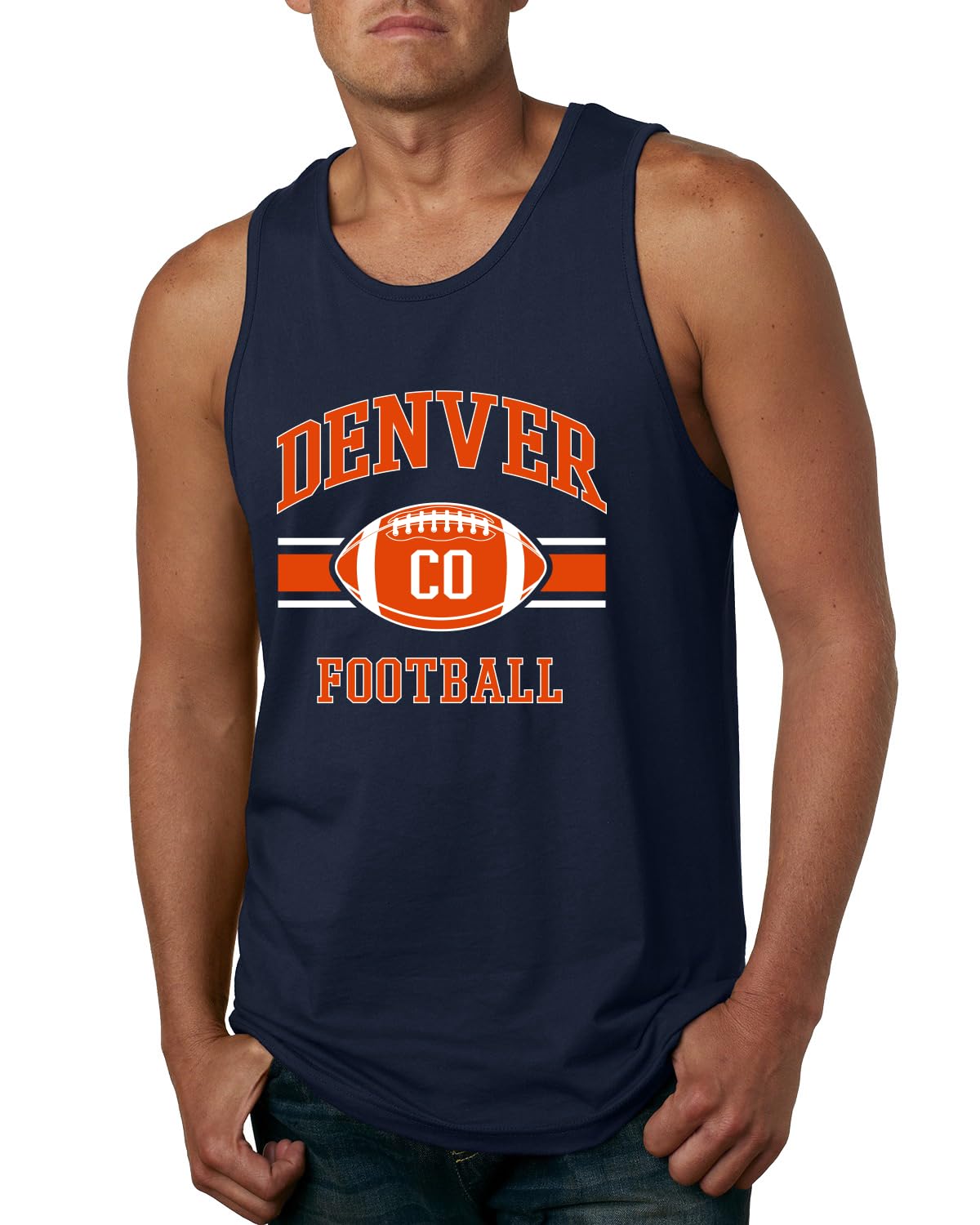Denver Fan | DEN Fantasy Football Sports Mens Tank Top