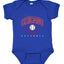 American Baseball Fan Vintage Distressed Field Sports Gift Baby Short-Sleeve Bodysuit