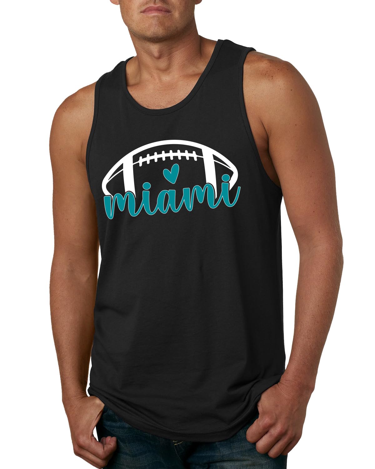 Miami Fans Fantasy Football Sports Mens Tank Top