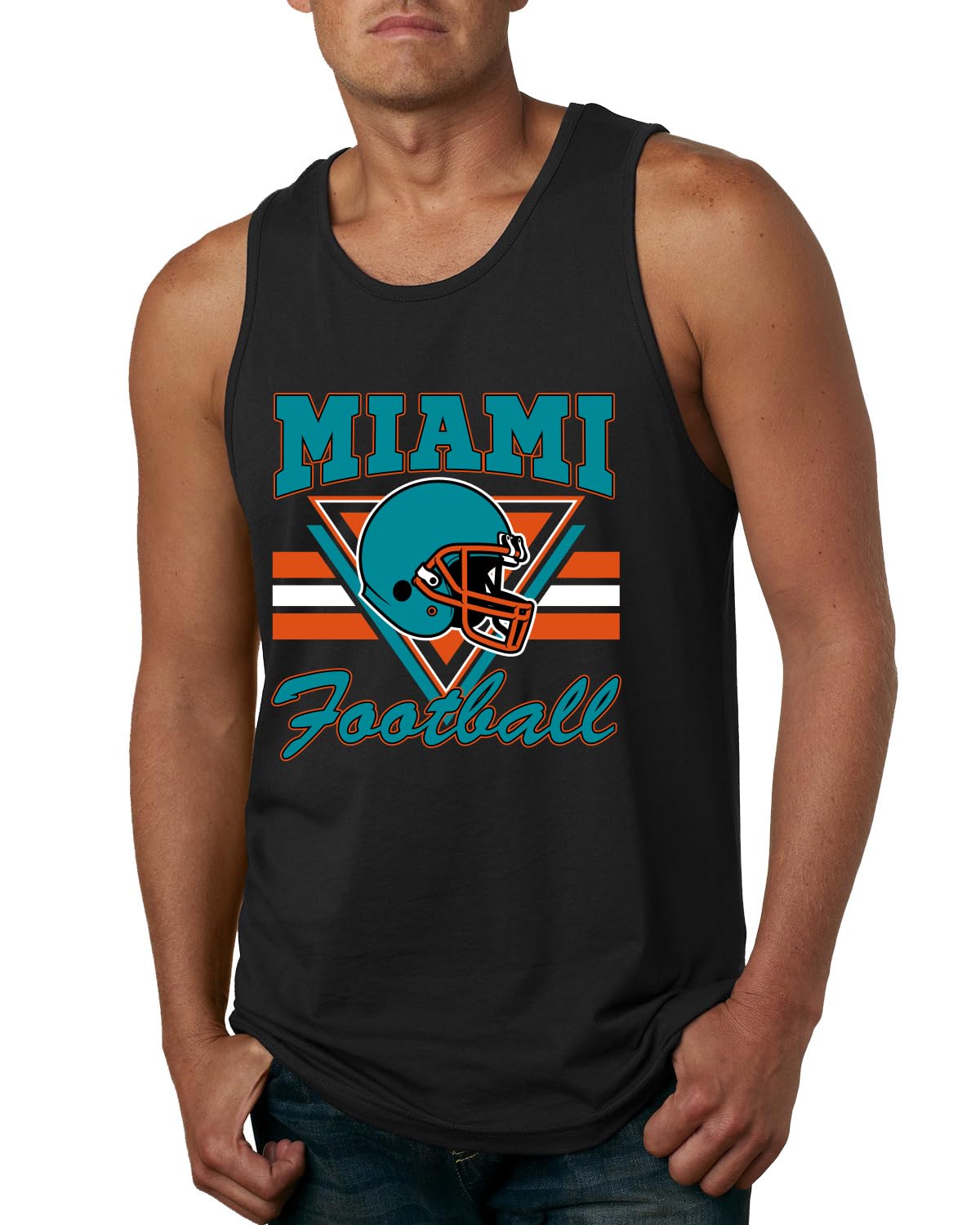 Miami Fans Fantasy Football Sports Mens Tank Top