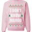 Todd Margo Why Is The Carpet All Wet Todd Ugly Christmas Sweater Sweatshirt