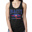 Flag Heart Soccer Fan, Women's Novelty Shirt, Game Day Gift for Her Racerback Tank Top