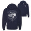 US Flag Ford Bronco Cars and Trucks Front and Back Graphic Zip Up Hoodie Sweatshirt