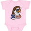 American Bald Eagle Mullet Glasses American Pride Baby Creeper Boys Girls Infant Bodysuit