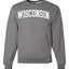 State of Wisconsin College Style Fashion Unisex Crewneck Sweatshirt