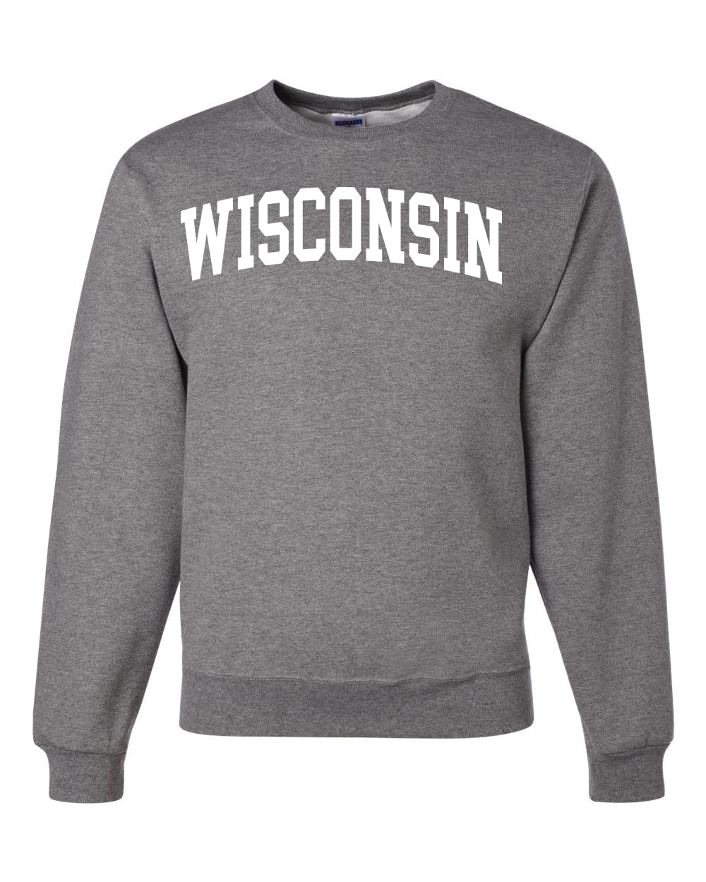 State of Wisconsin College Style Fashion Unisex Crewneck Sweatshirt