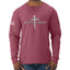 Redeemed Cross Jesus Christ Nails  Inspirational/Christian Mens Long Sleeve Shirt