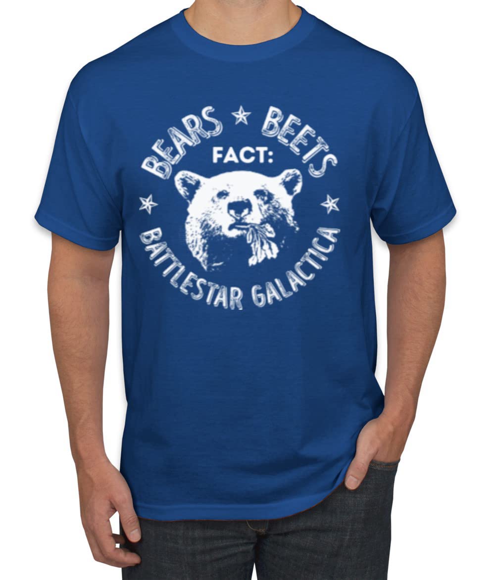 Office | Fact Bears Beets Battlestar Quote Pop Culture Men's T-Shirt