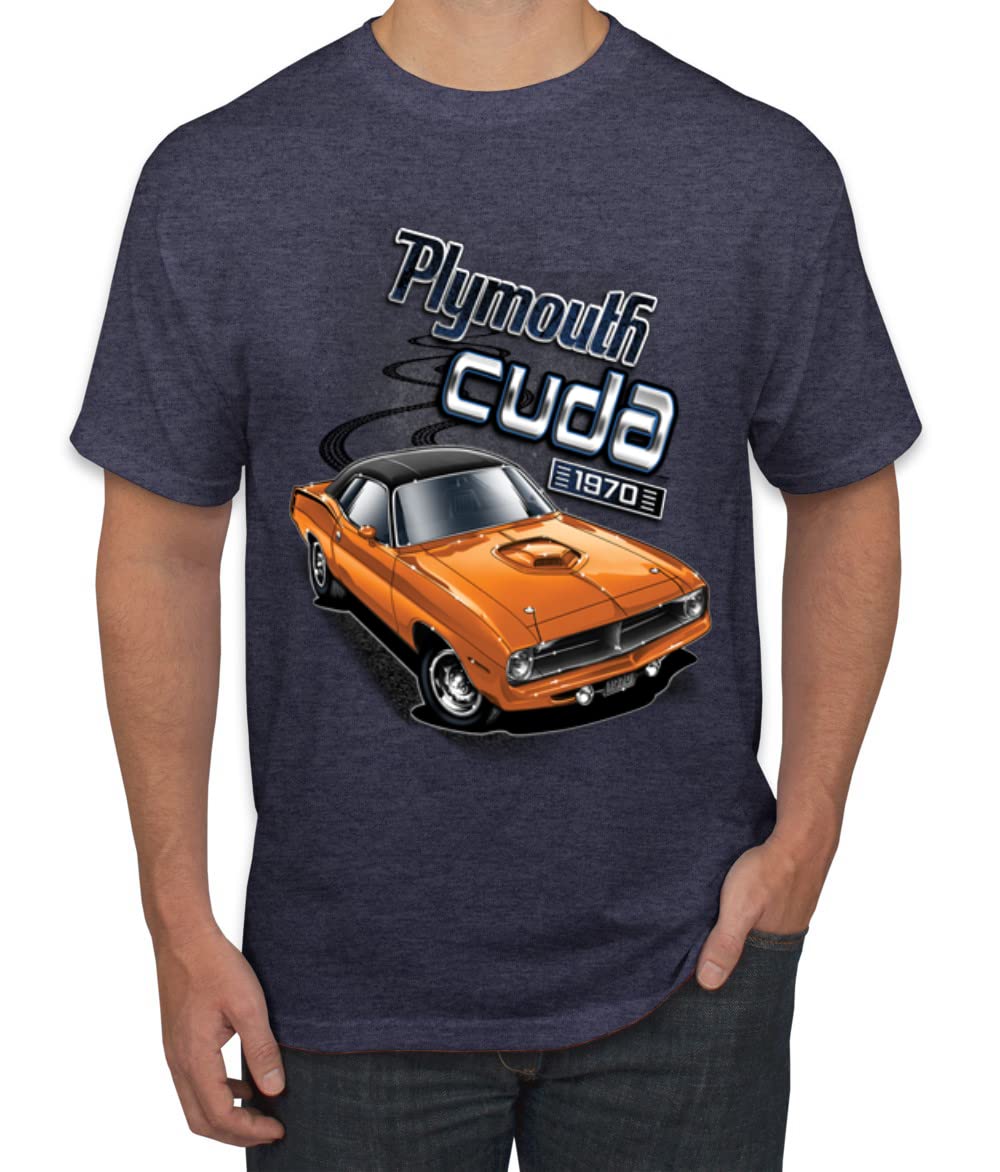 Plymouth Cuda 1970 Vintage Classic American Made Cars and Trucks Men's Graphic T-Shirt
