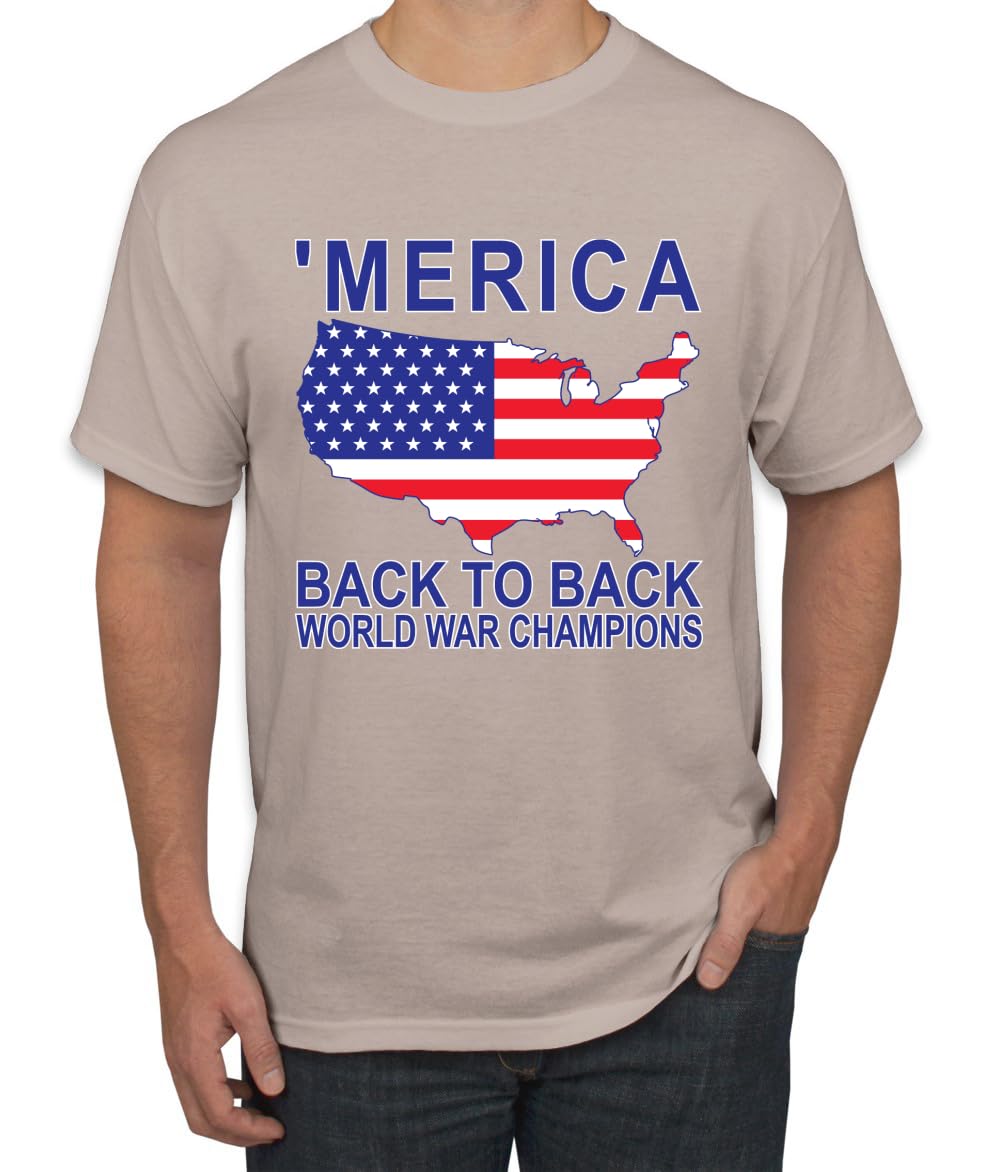 Back to Back World War Champs Pro USA American Pride Men's T-Shirt