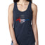 Ford Mustang Shirt USA Flag Mustang Emblem Cars and Trucks Ladies Racerback Tank Top