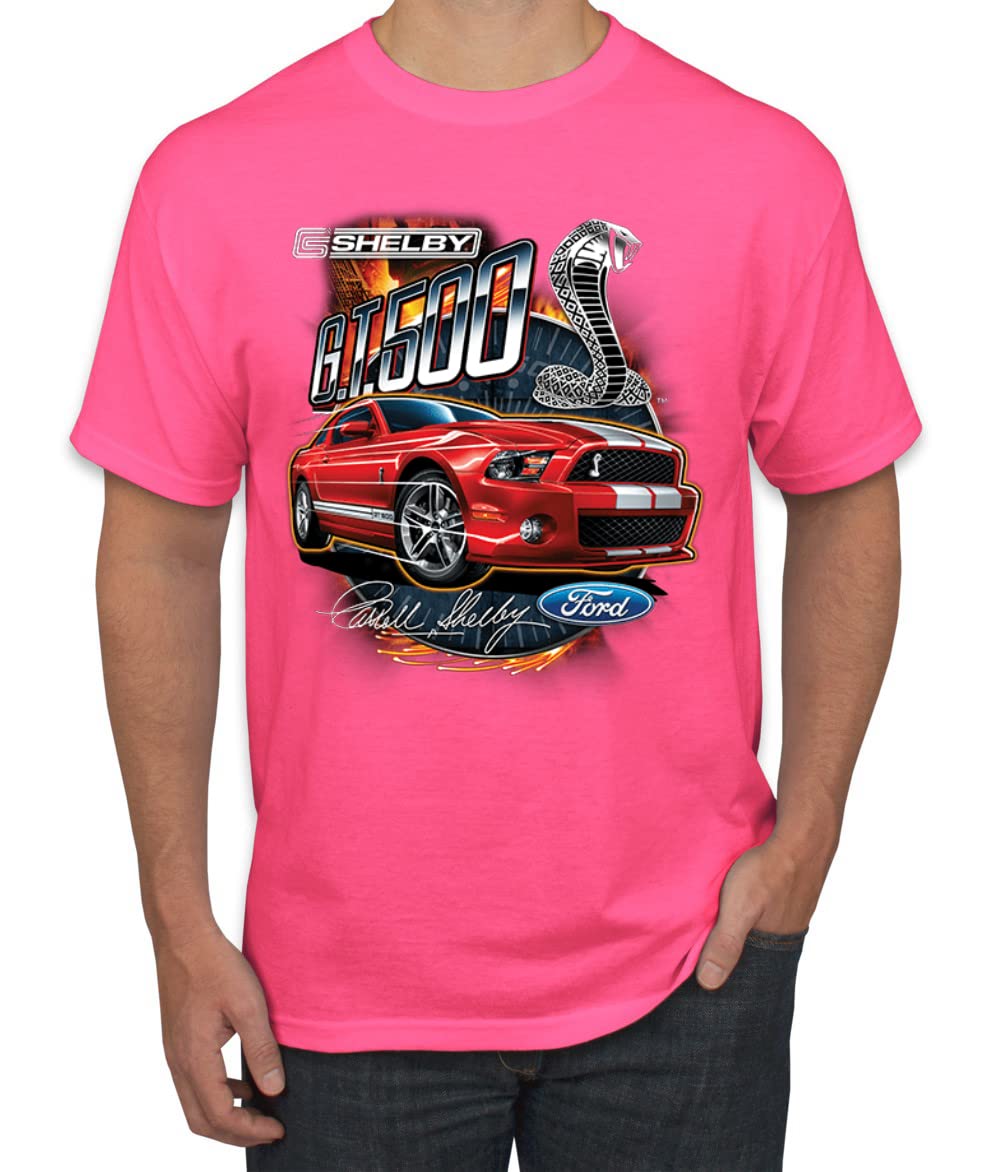 Shelby GT500 Cobra Official Ford Motors Design Cars and Trucks Men's Graphic T-Shirt