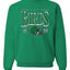 PHI Fantasy Football Sports Fan Pullover Soft Cotton Blend Graphic Unisex Crewneck Sweatshirt