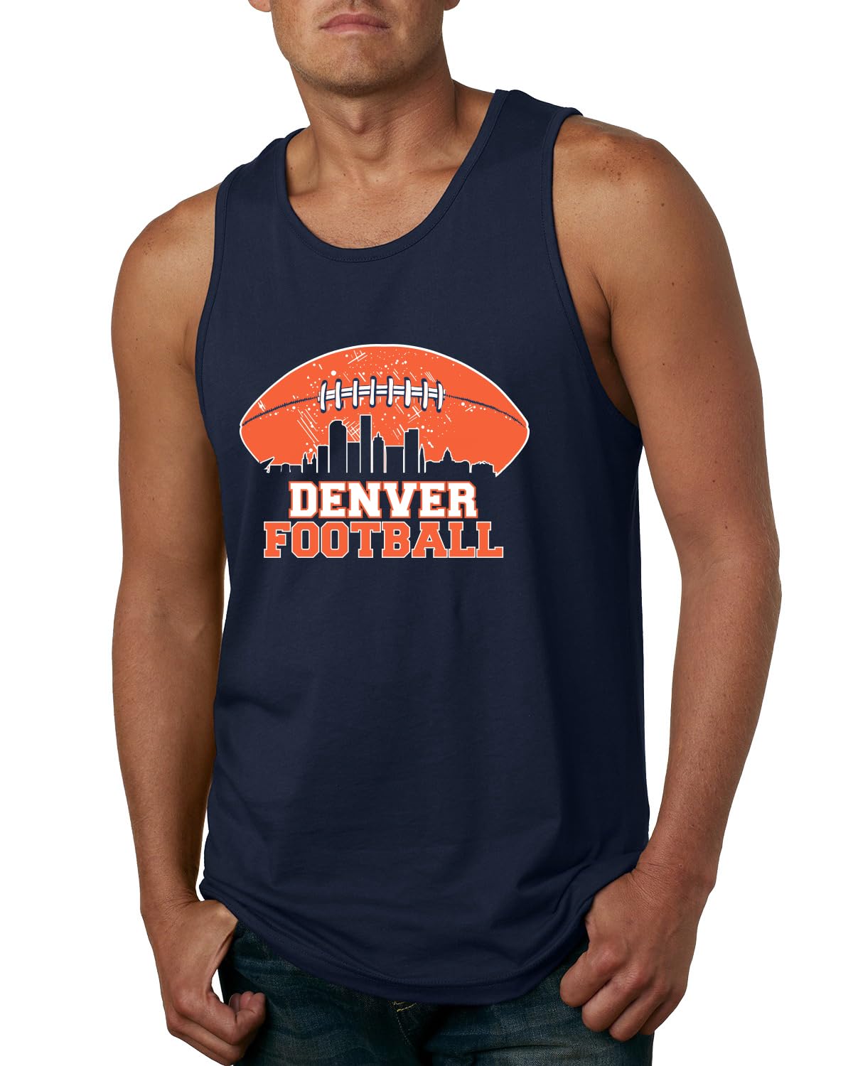 Denver Fan | DEN Fantasy Football Sports Mens Tank Top