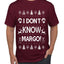 Why is The Carpet All Wet Todd? Ugly Christmas Sweater Unisex Graphic T-Shirt