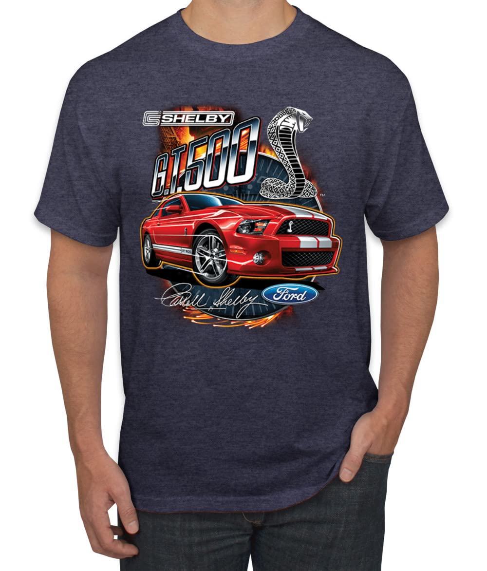 Shelby GT500 Cobra Official Ford Motors Design Cars and Trucks Men's Graphic T-Shirt