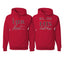 I Stole Her Heart I'm Stealing His Last Name His and Hers Matching Couples Hoodie Sweater Set