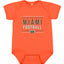 College Football Fan Shirt, Vintage Distressed Field, Retro USA Sports Baby Creeper Boys Girls Infant Bodysuit