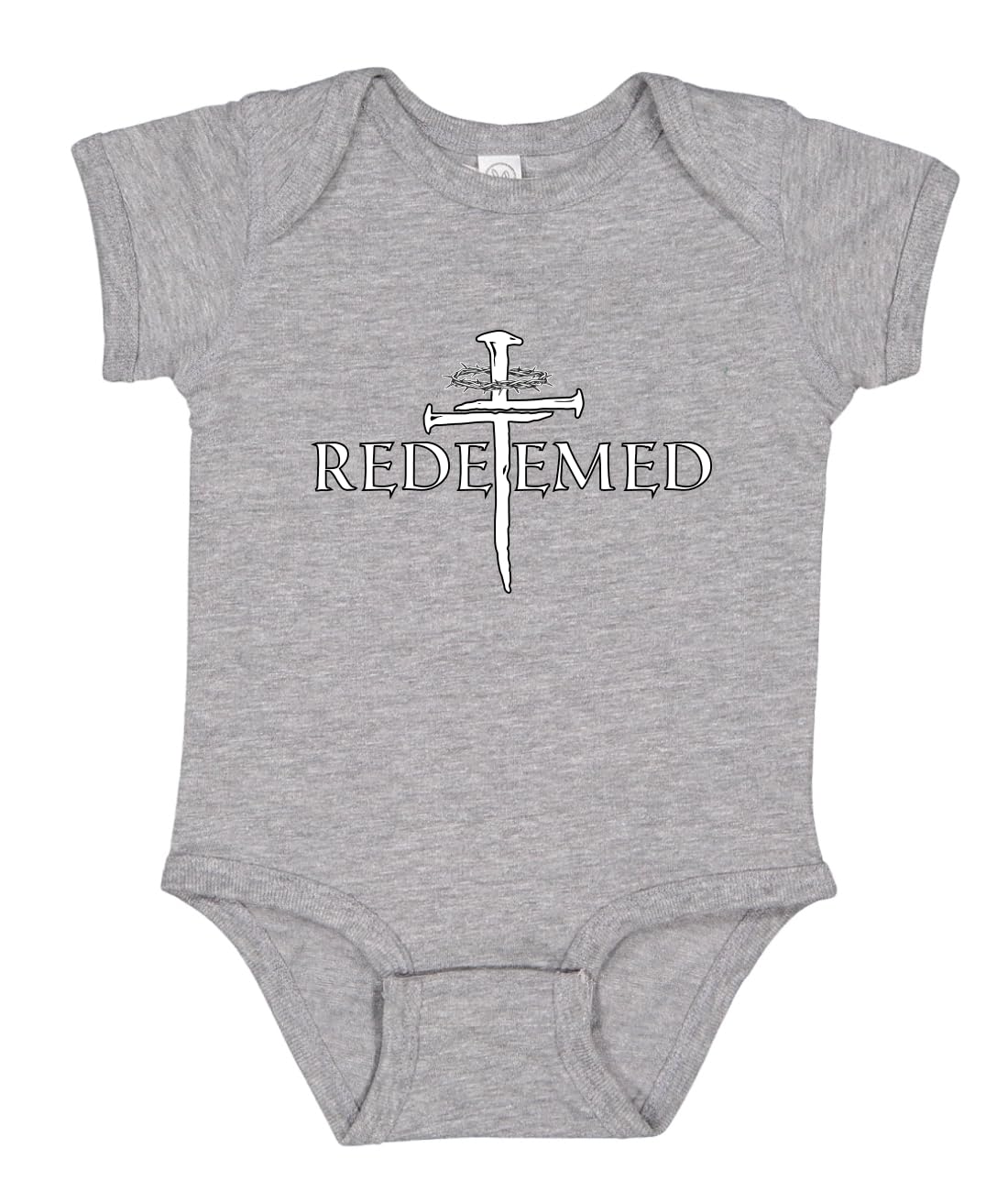 Redeemed Cross Jesus Christ Nails Inspirational/Christian Baby Creeper Boys Girls Infant Graphic Bodysuit
