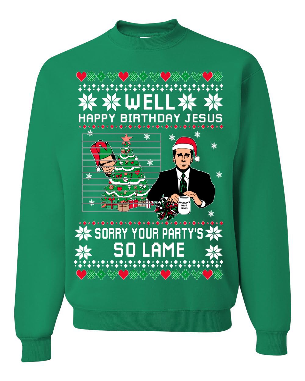 Well Happy Birthday Jesus Ugly Christmas Sweater Mens Womens Sweatshirt