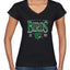Grease The Poles Broad Street Phil Football Sports Womens Standard V-Neck Tee