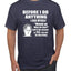 Office Dwight Quote - Before I Do Anything Pop Culture Men's Graphic T-Shirt