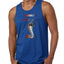 Shelby Cobra USA Logo Emblem Powered by Ford Motors Cars and Trucks Mens Tank Top