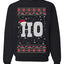 Where my Hos At Santa Ugly Christmas Sweater Unisex Crewneck Sweatshirt
