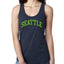 Classic Varsity College Style Fantasy Fan, Trendy Team Streetwear Sports Ladies Racerback Tank Top