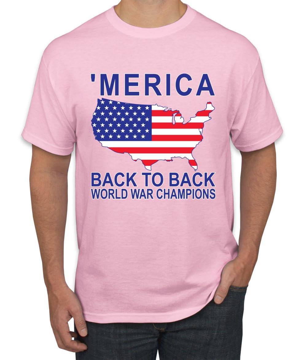 Back to Back World War Champs Pro USA American Pride Men's T-Shirt