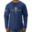 Redeemed Cross Jesus Christ Nails  Inspirational/Christian Mens Long Sleeve Shirt