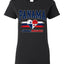Flag Heart Soccer Fan | Women's Novelty Shirt | Game Day Gift for Her T-Shirt
