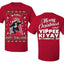 Nakatomi Plaza Happy Trails Hanz  Front and Back Style Ugly Christmas Men's T-Shirt