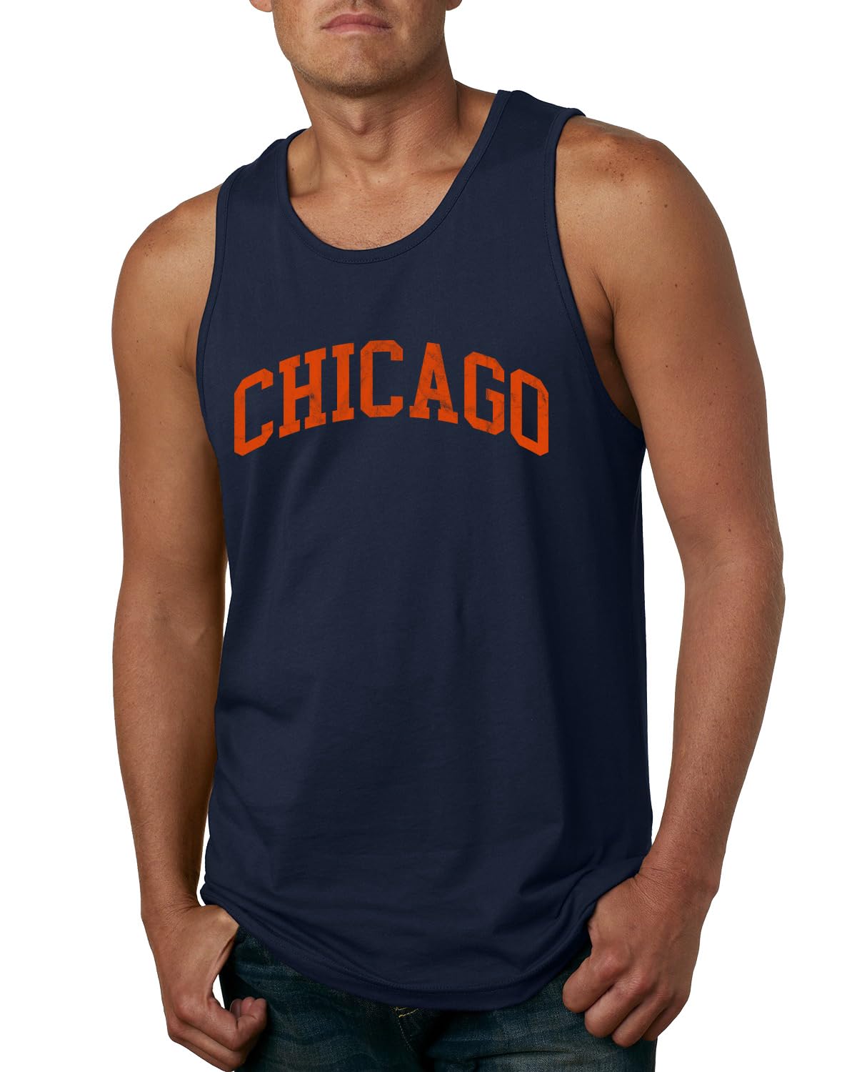 Chicago Fan | CHI Hometown City Fantasy Football Sports Mens Tank Top