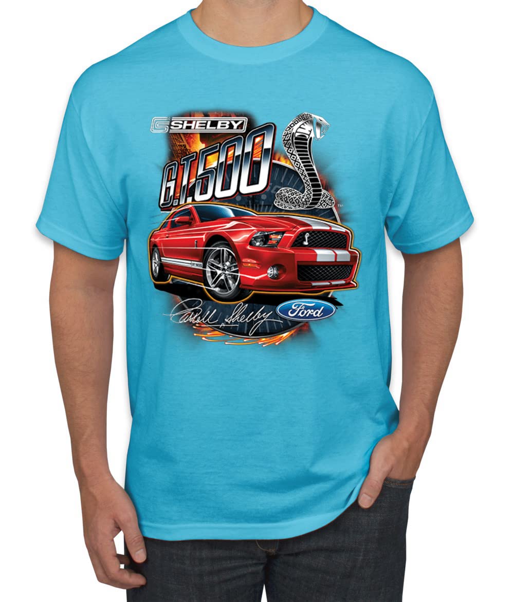 Shelby GT500 Cobra Official Ford Motors Design Cars and Trucks Men's Graphic T-Shirt