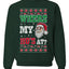 Where my Hos At Santa Ugly Christmas Sweater Unisex Crewneck Sweatshirt