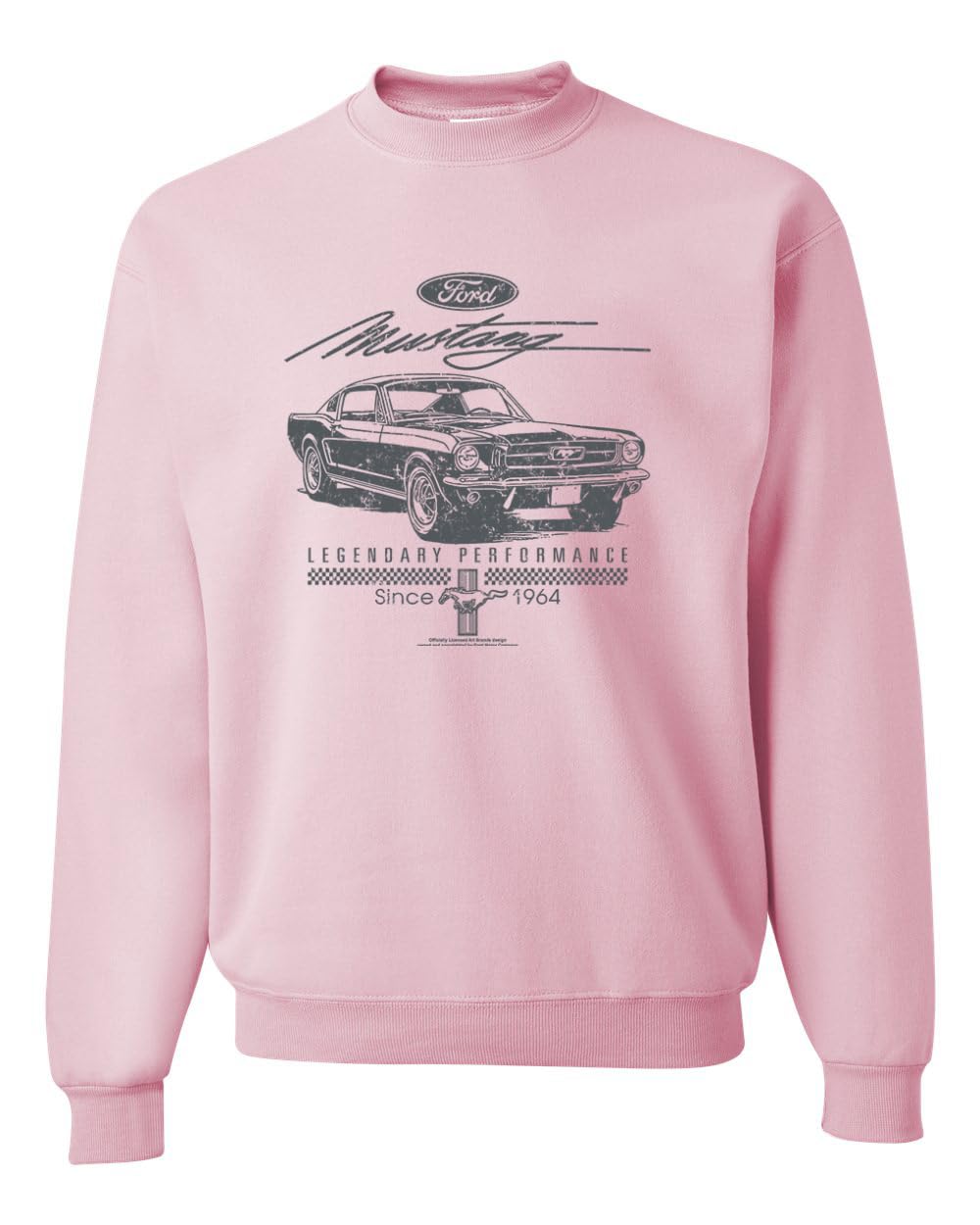 Ford Mustang Legendary Performance Est 1964 | Retro Vintage Cars and Trucks Unisex Crewneck Sweatshirt