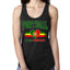 Flag Heart Soccer Fan, Women's Novelty Shirt, Game Day Gift for Her Racerback Tank Top