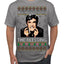 Funny Uncle Louis Classic Holiday 80s Xmas Movies Ugly Christmas Men's T-Shirt