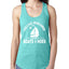 Funny Catalina Wine Mixer Island Pop Culture Ladies Racerback Tank Top