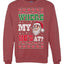 Where my Hos At Santa Ugly Christmas Sweater Unisex Crewneck Sweatshirt
