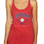 American Baseball Fan Vintage Distressed Field Sports Gift Tri-Blend Racerback Tank