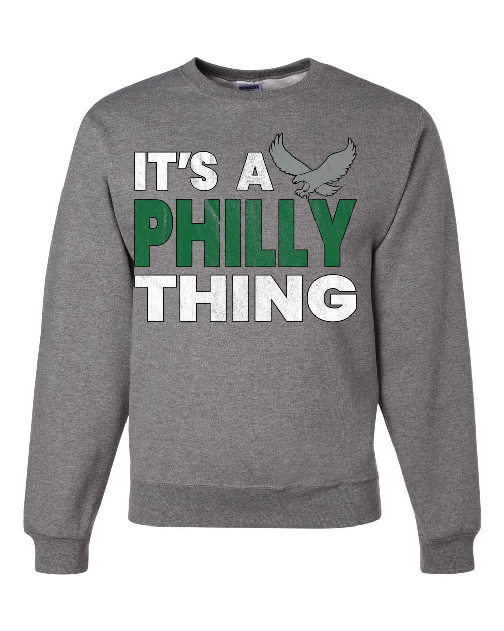 PHI Fantasy Football Sports Fan Pullover Soft Cotton Blend Graphic Unisex Crewneck Sweatshirt