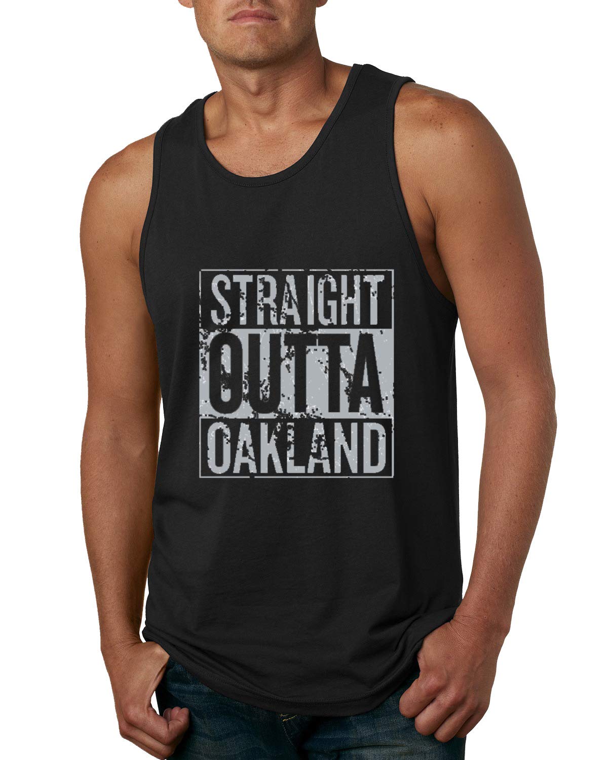 Straight Outta State Fan Fantasy Sports Mens Graphic Tank Top