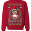 Snitches Get Stitches Ugly Christmas Sweater Unisex Crewneck Sweatshirt
